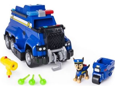 Spin Master Paw Patrol Veľký Policajné vozidlo s efektmi a motorkou