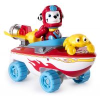 Spin Master Paw Patrol základní auta Sea Patrol Marshall červený člun 2