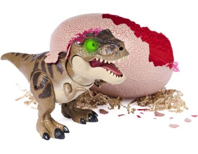 Spin Master Primal Hatch dino interaktívny T-Rex liahnuť sa z vajíčka sivý