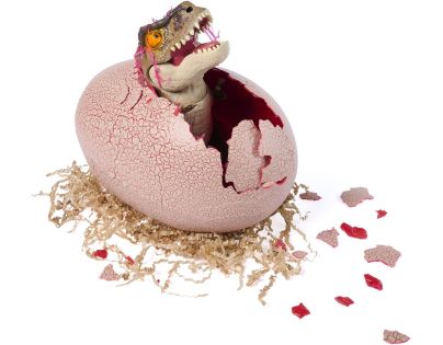 Spin Master Primal Hatch dino interaktívny T-Rex liahnuť sa z vajíčka sivý