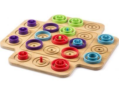 Spin Master Spoločenská hra Marbel otri - drevo