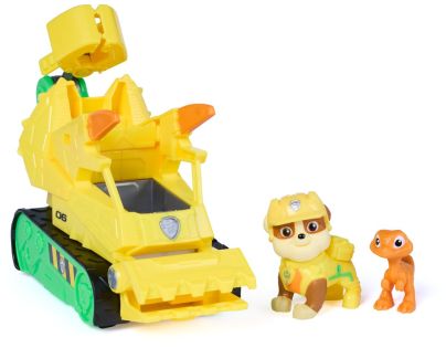 Spin Master Tlapková patrola Dino akčné vozidlo Rubble
