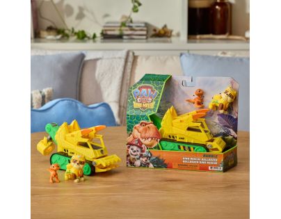 Spin Master Tlapková patrola Dino akčné vozidlo Rubble