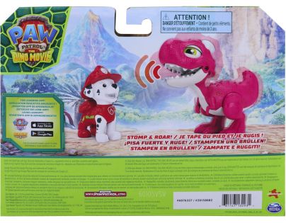 Spin Master Tlapková patrola Dinosaurus figúrka so zvukmi + Marshall