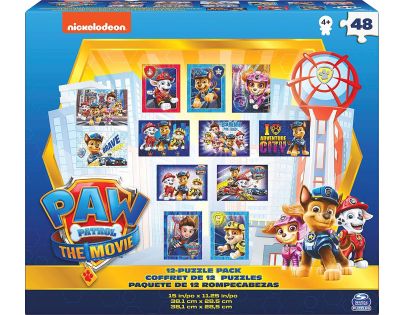 Spin Master Tlapková patrola veľké puzzle 12 obrázkov - Poškodený obal
