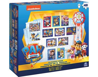 Spin Master Tlapková patrola veľké puzzle 12 obrázkov - Poškodený obal