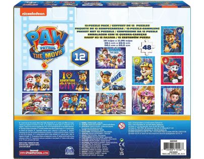 Spin Master Tlapková patrola veľké puzzle 12 obrázkov - Poškodený obal