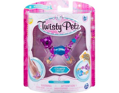 Spin Master Twisty Petz zvířátka a náramky jednobalení Colorpop Cheetah