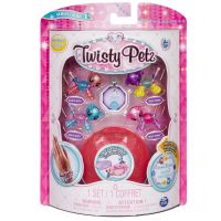 Spin Master Twisty Petz zvířátka a náramky miminka čtyřbalení růžový drahokam 2