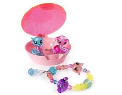 Spin Master Twisty Petz zvířátka a náramky miminka čtyřbalení růžový drahokam