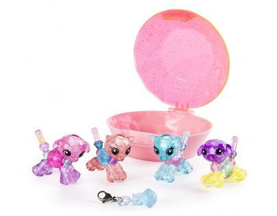 Spin Master Twisty Petz zvířátka a náramky miminka čtyřbalení růžový drahokam