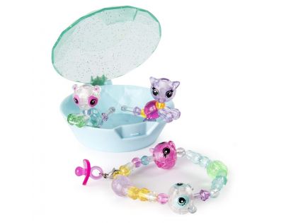 Spin Master Twisty Petz zvířátka a náramky miminka čtyřbalení zelený drahokam