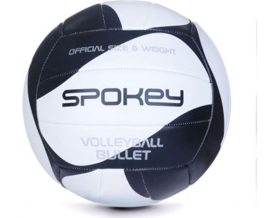 Spokey Bullet Volejbalová lopta čiernobiela veľkosť 5