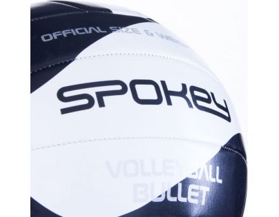 Spokey Bullet Volejbalová lopta čiernobiela veľkosť 5