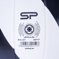 Spokey Bullet Volejbalová lopta čiernobiela veľkosť 5 6