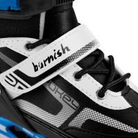 Spokey Burnish Kolieskové korčule regulovateľné ABEC7 Carbon čierno-modré veľ. 34-38 4