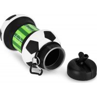 Spokey Cort Skladacia silikónová fľaša v tvare futbalovej lopty 0 52 l 3