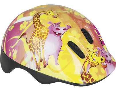 Spokey Dětská cyklistická přilba - Giraffe
