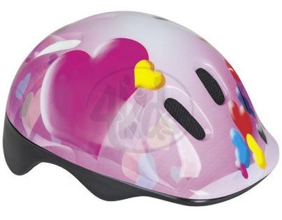 Spokey Dětská cyklistická přilba Heart