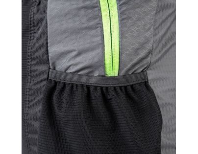 Spokey HIidden Peak Batoh skladací sivočierny s neon zipsom 18 l