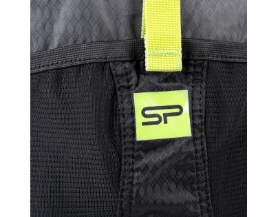 Spokey HIidden Peak Batoh skladací sivočierny s neon zipsom 18 l