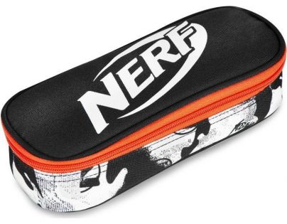 Spokey Nerf Chest Školské puzdro čiernooranžové