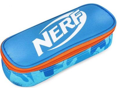 Spokey Nerf Chest Školské puzdro modrooranžové