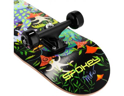 Spokey Ollie Skateboard 78,7 x 20 cm ABEC7 so svietiacimi prvkami v tme