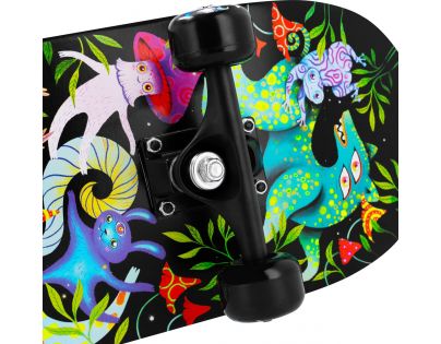 Spokey Ollie Skateboard 78,7 x 20 cm ABEC7 so svietiacimi prvkami v tme
