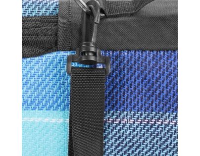 Spokey Picnic Flannel Pikniková deka s popruhom 150 x 180 cm akryl