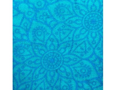 Spokey Picnic Mandala Pikniková deka s popruhom tyrkysová 180 x 210 cm
