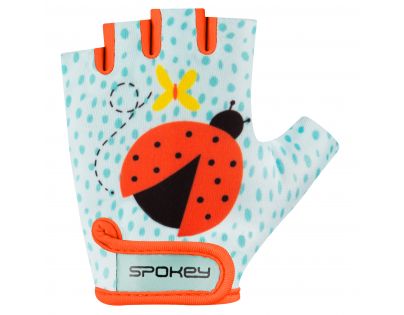 Spokey Play Ladybug Detské cyklistické rukavice S