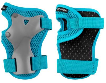 Spokey SHIELD 3-dílná sada dětských chráničů tyrkysové velikost S