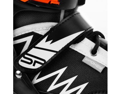 Spokey Tony Kolieskové korčule čierno-oranžove ABEC7 Carbon veľ. 34-38