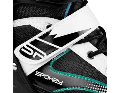 Spokey Tony Kolieskové korčule čierno-tyrkysovej ABEC7 Carbon veľ. 29-33