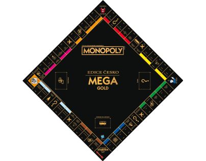 Spoločenská hra Monopoly Mega Gold Česká Republika