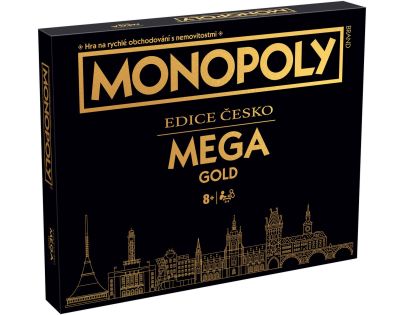 Spoločenská hra Monopoly Mega Gold Česká Republika