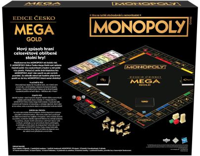 Spoločenská hra Monopoly Mega Gold Česká Republika