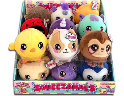 Squeezamals mäkké plyšové zvieratko 9 cm Panda