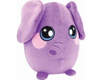 Squeezamals plyš 20cm fialový slon