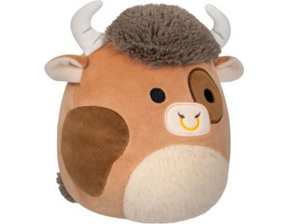 Squishmallows Hnedý strakatý býk Shep 30 cm