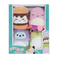 Squishmallows Micromallows 4Pack Žaba, Chobotnica, Lev, S'more 6