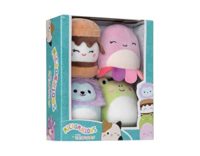 Squishmallows Micromallows 4Pack Žaba, Chobotnica, Lev, S'more
