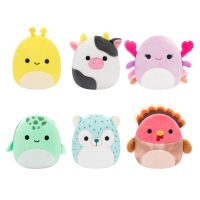 Squishmallows Micromallows 6Pack Krab, Korytnačka, Krava, Moriak, Ježko, Slimák