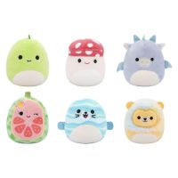 Squishmallows Micromallows 6Pack Lev, Dinosaur, Guajava, Hríbik, Drak, Tuleň