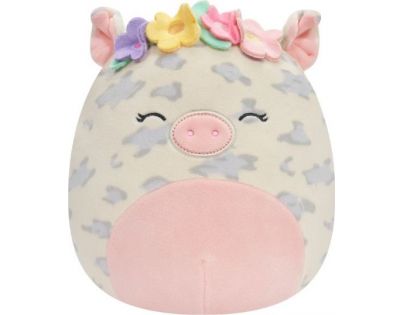 Squishmallows Strakaté prasiatko s čelenkou Rosie 20 cm