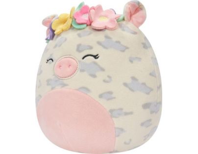 Squishmallows Strakaté prasiatko s čelenkou Rosie 20 cm