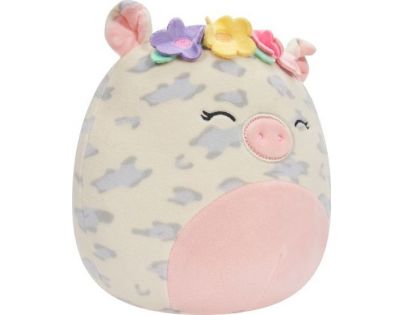 Squishmallows Strakaté prasiatko s čelenkou Rosie 20 cm
