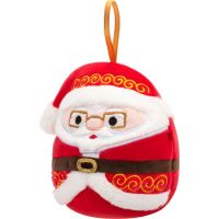 Squishmallows Vianočná ozdoba Santa s okuliarmi Nick 10 cm 2