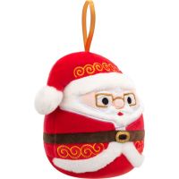 Squishmallows Vianočná ozdoba Santa s okuliarmi Nick 10 cm 6